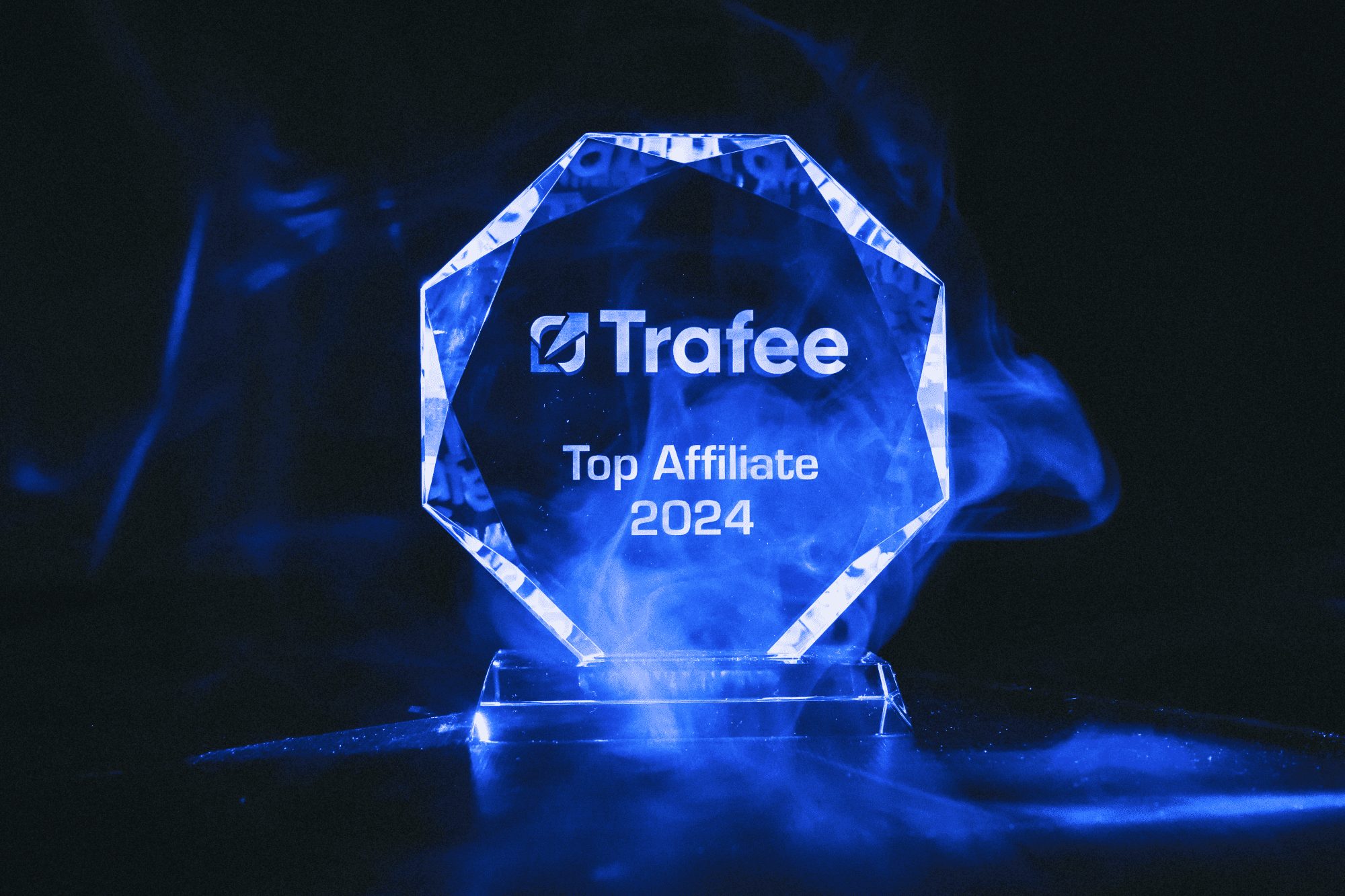 Trafee presents the Best Partner 2024 trophy, celebrating top performance in CPA affiliate marketing, dating affiliate networks, and traffic monetization